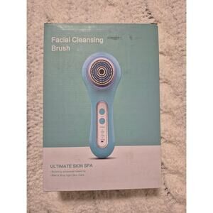 Facial Cleansing Brush Rechargeable Waterproof w/ 5 Brush Heads